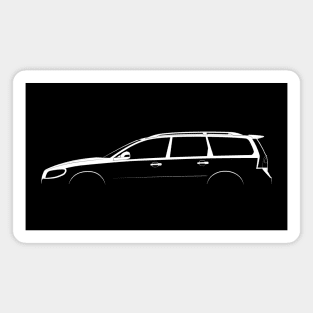 Volvo V70 R-Design (2008) Silhouette Magnet